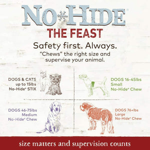 EARTH ANIMAL No-Hide Holiday Feast Chews