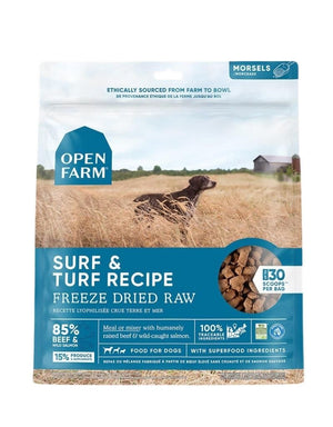 OPEN FARM Freezedried Dog Food Surf & Turf