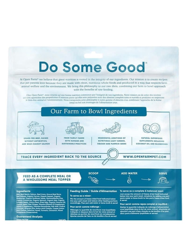 OPEN FARM Freezedried Dog Food Surf & Turf