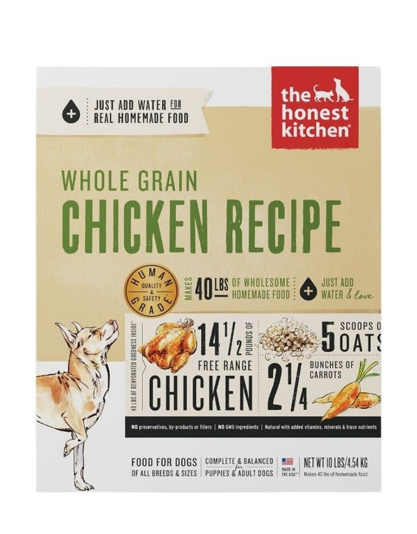 HONEST KITCHEN Whole Grain Chicken Dehydrated Dog Food 4 lb.