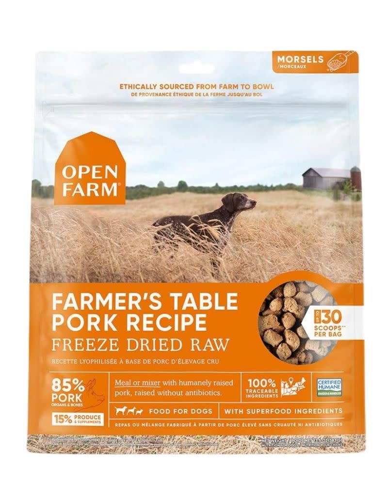 OPEN FARM Freeze-dried Dog Food Pork