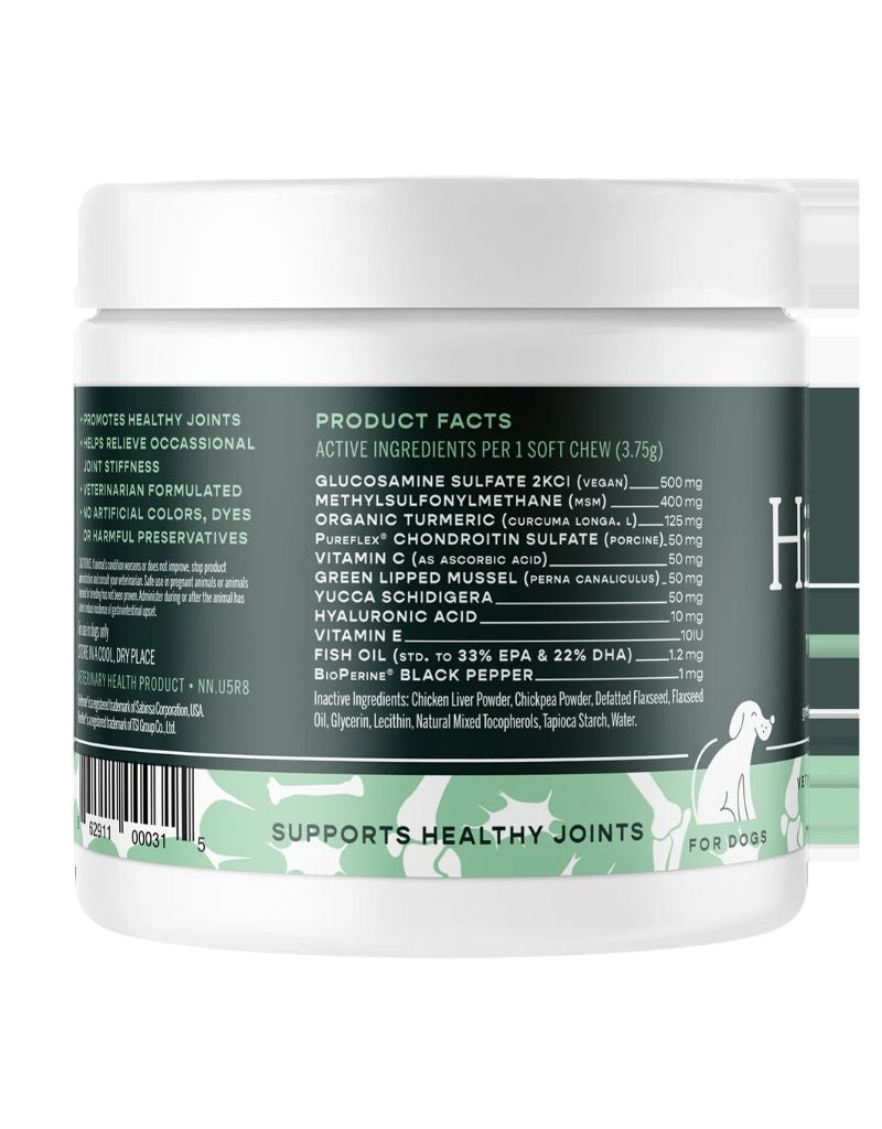 FERA PET ORGANICS Dog Hip and Joint Support Chews 90CT