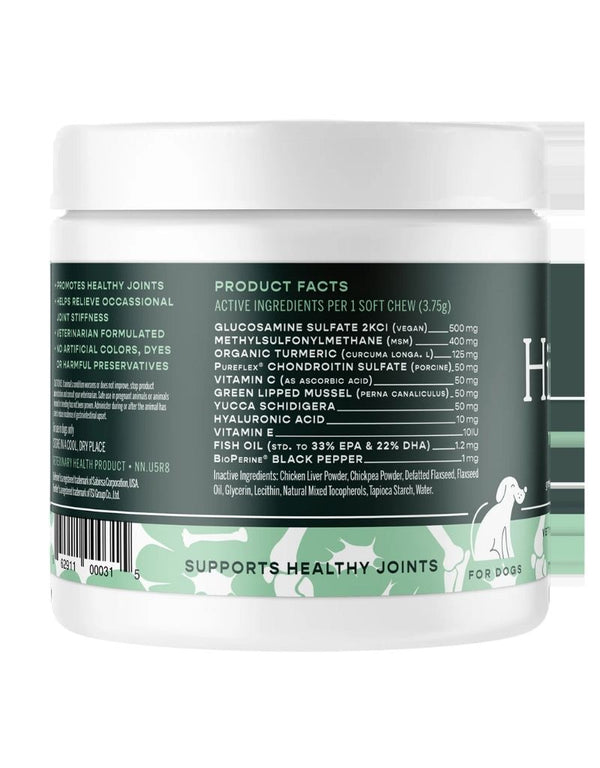 FERA PET ORGANICS Dog Hip and Joint Support Chews 90CT