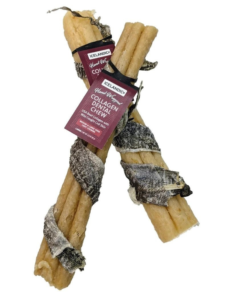 ICELANDIC+ Dog Beef Collagen Wrapped w/Fish Dental Treat