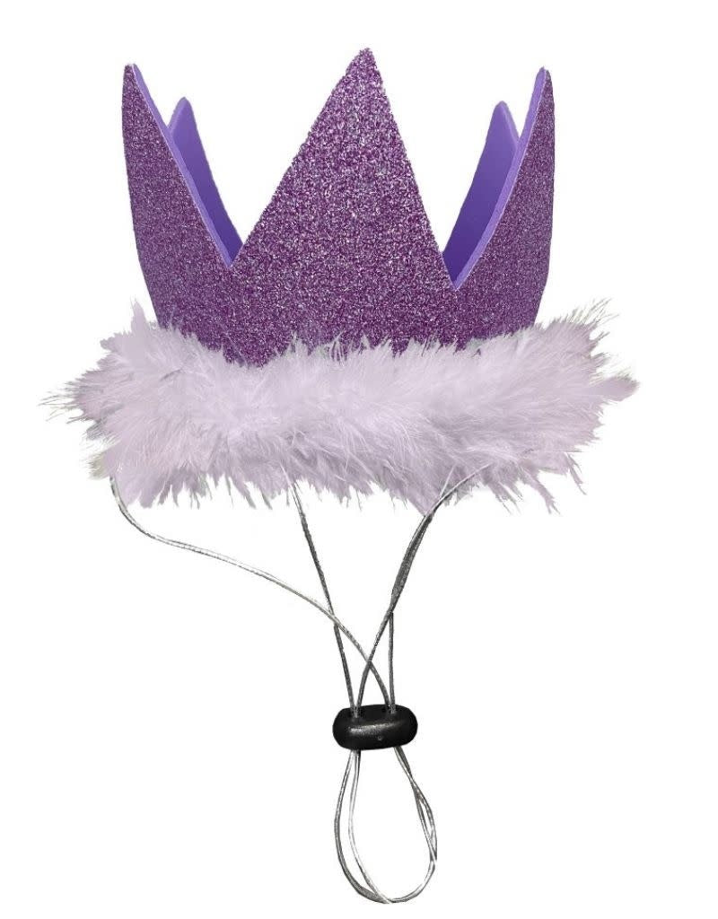 HUXLEY & KENT Pet Party Crown Purple