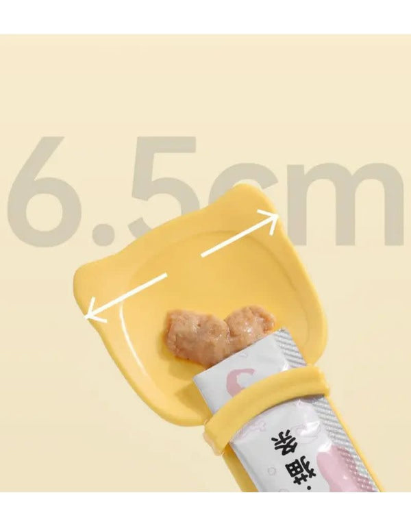 TOBY SUPPLY 2-in-1 Cat Treat Squeezer and Feeding Green