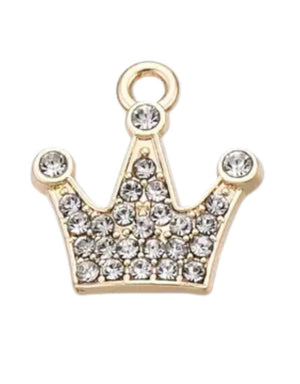 FISH & BONE Gold Crown Charm