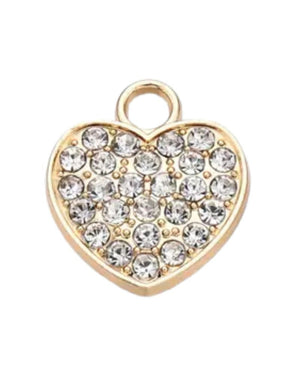 FISH & BONE Gold Heart Charm