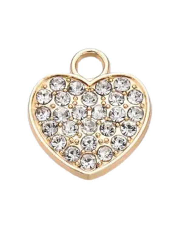 FISH & BONE Gold Heart Charm