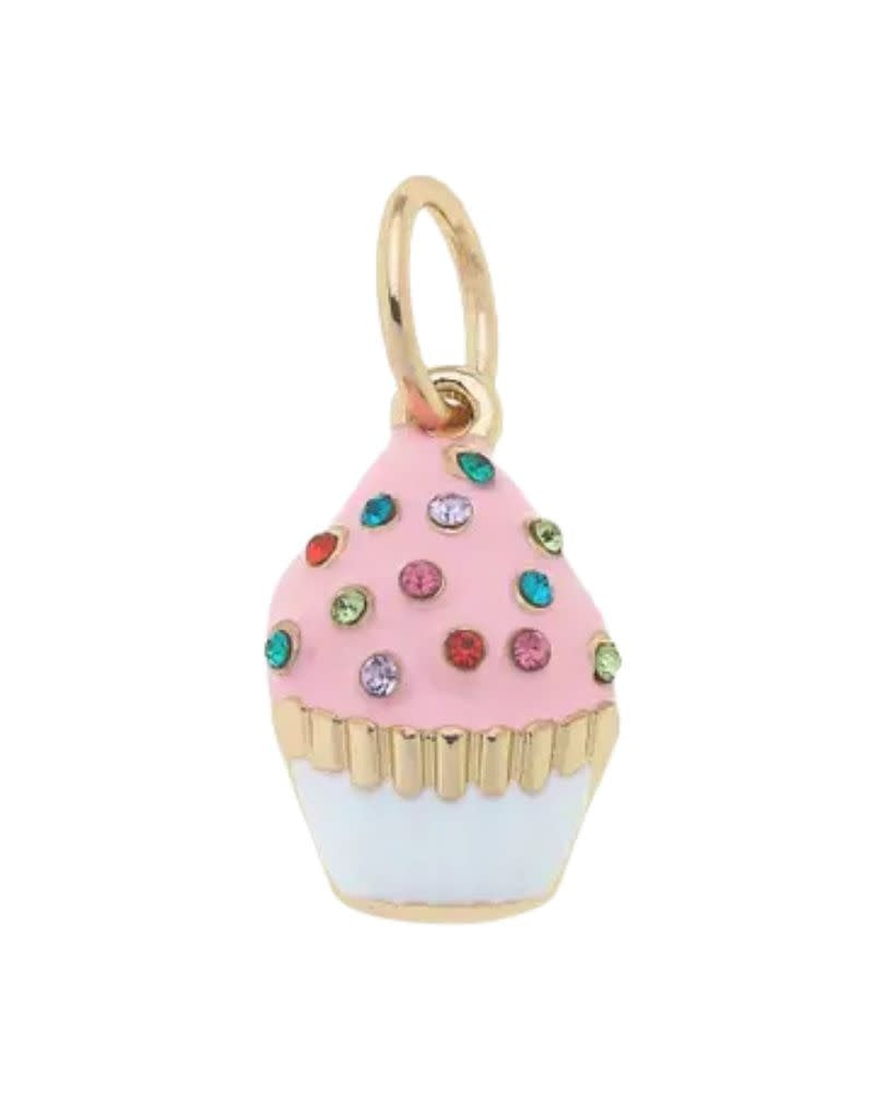 FISH & BONE Bejeweled Cupcake Charm