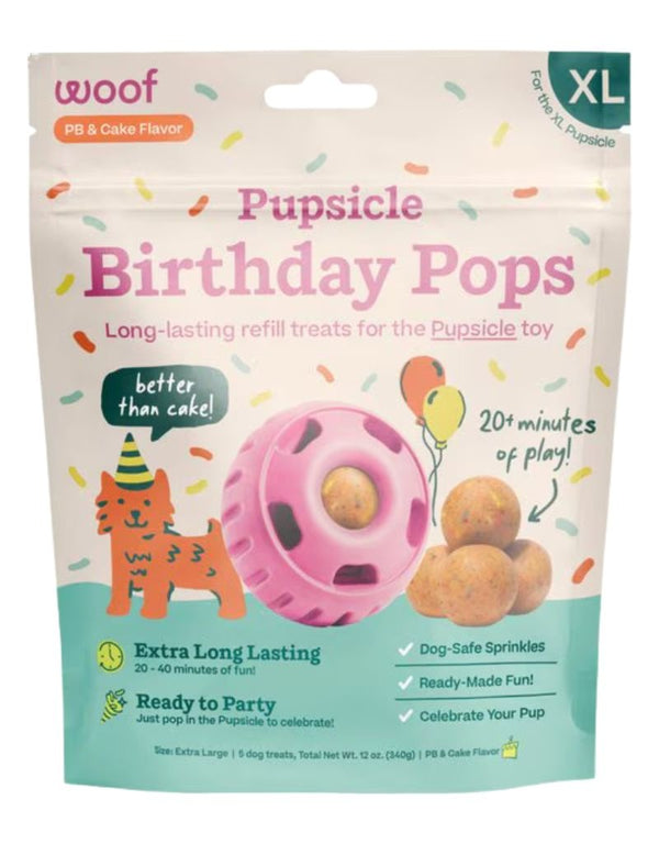 WOOF Dog  Birthday Pupsicle Pops