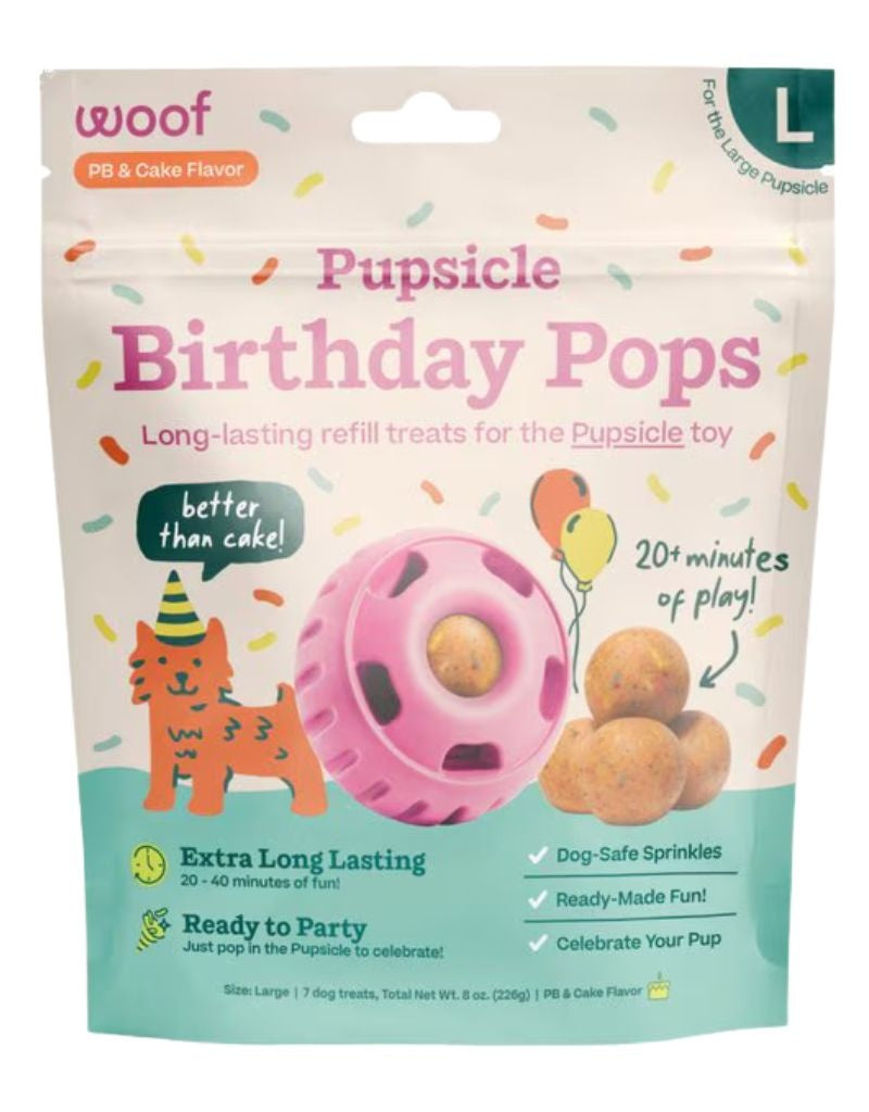 WOOF Dog  Birthday Pupsicle Pops