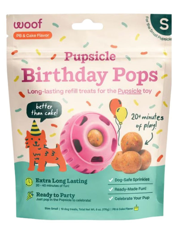 WOOF Dog  Birthday Pupsicle Pops