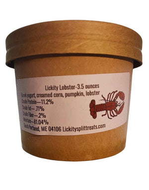 LICKITY SPLIT TREATS Handcrafted Dog Icecream Lickity Lobster