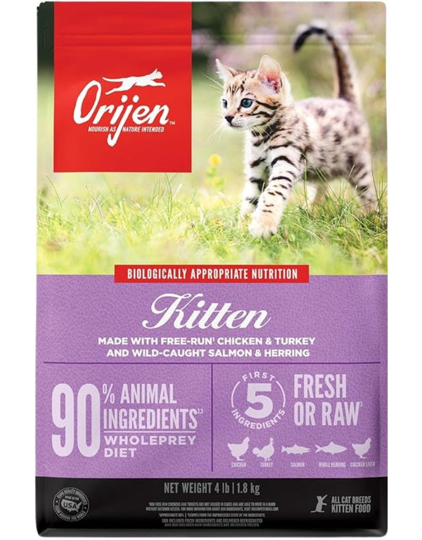 ORIJEN USA Kitten Grain Free Dry Food 4 LB