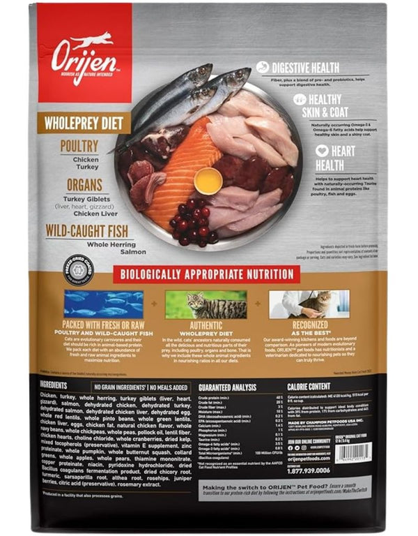 ORIJEN USA Original Grain-Free Dry Cat Food
