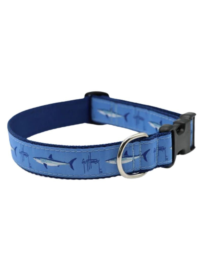 PRESTON Dog Collar Hammerhead & Mako Guy Harvey Blue