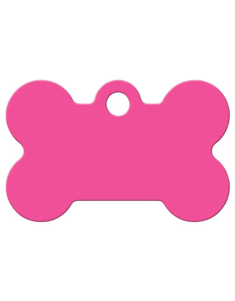 QUICK TAG Tag Pink Checkered Bone S