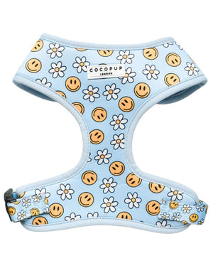 COCOPUP Adjustable Neck Harness Smiley Pawty