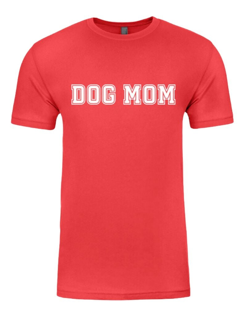 FISH & BONE Varsity Dog Mom T-shirt Watermelon