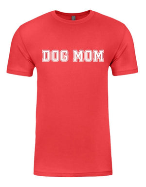 FISH & BONE Varsity Dog Mom T-shirt Watermelon