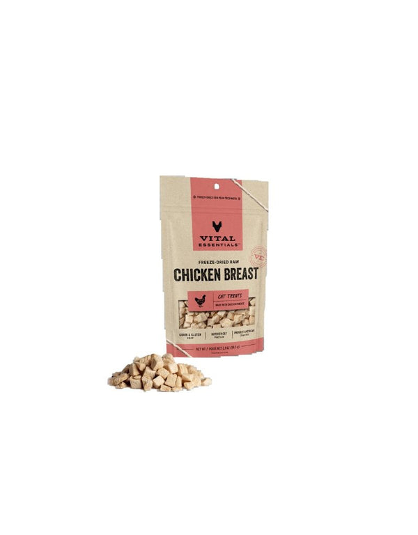 VITAL ESSENTIALS Cat Treat Freeze-dried Chicken 2.1oz