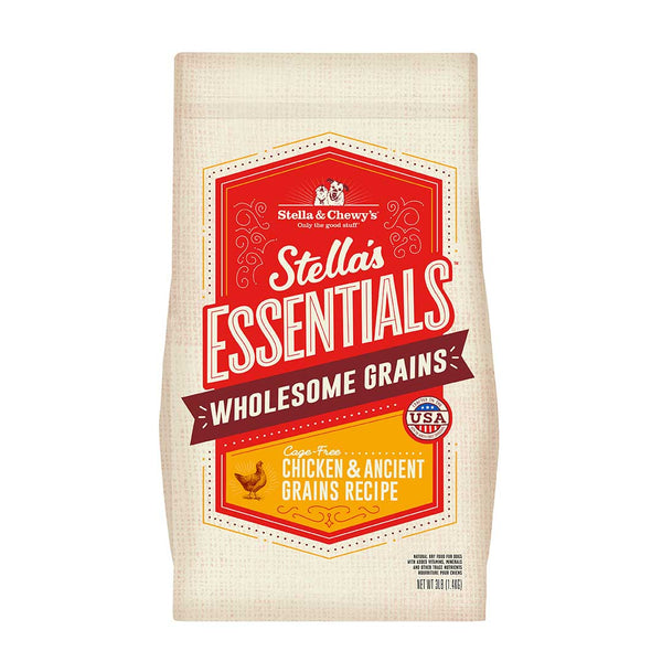 STELLA & CHEWY'S Dry Dog Food Essentials Cage-Free Chicken and Ancient Grains