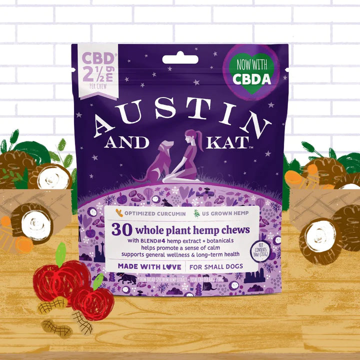 AUSTIN & KAT Original Soft Chews for Dogs 2.5mg