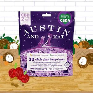 AUSTIN & KAT Original Soft Chews for Dogs 2.5mg