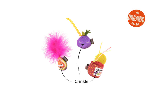 P.L.A.Y. Feline Frenzy Fig N' Whiskers Cat Toy