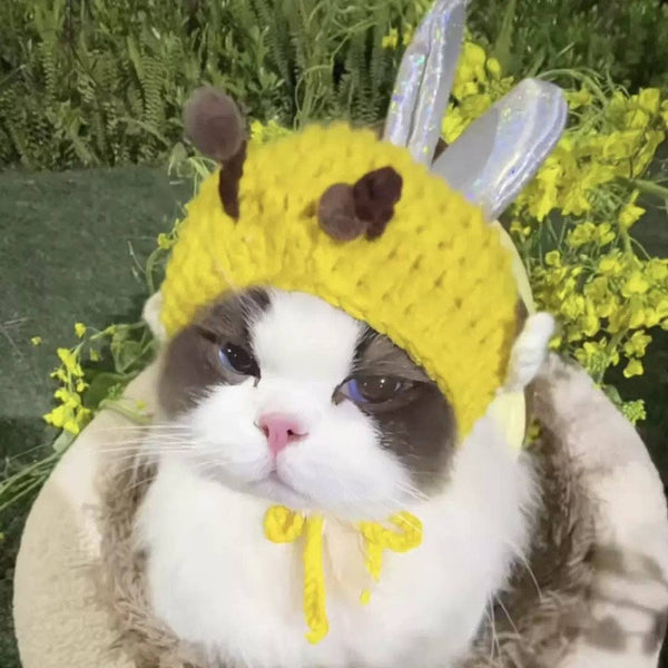 CHEERHUNTING Knit BumbleBee Cat Hat