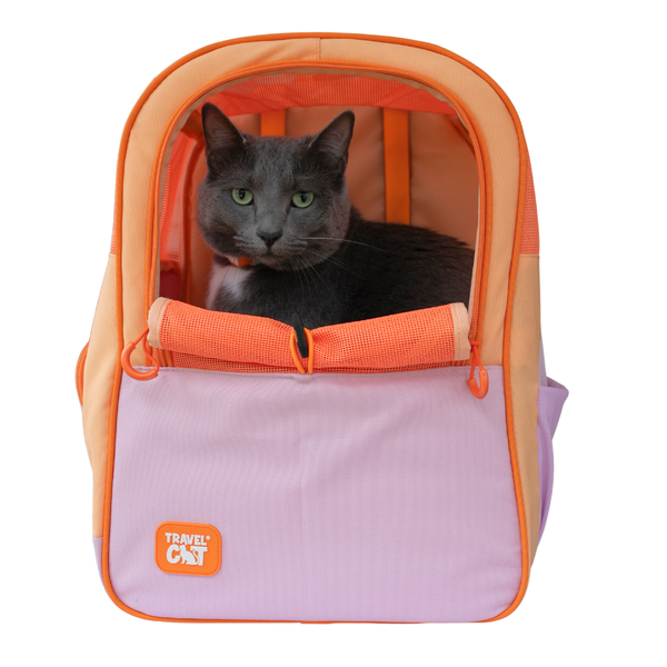 TRAVELCAT "The Explorer" Cat Backpack Sunset Pink