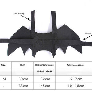 Bat Wing Harness & Mask Costume