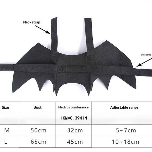 Bat Wing Harness & Mask Costume