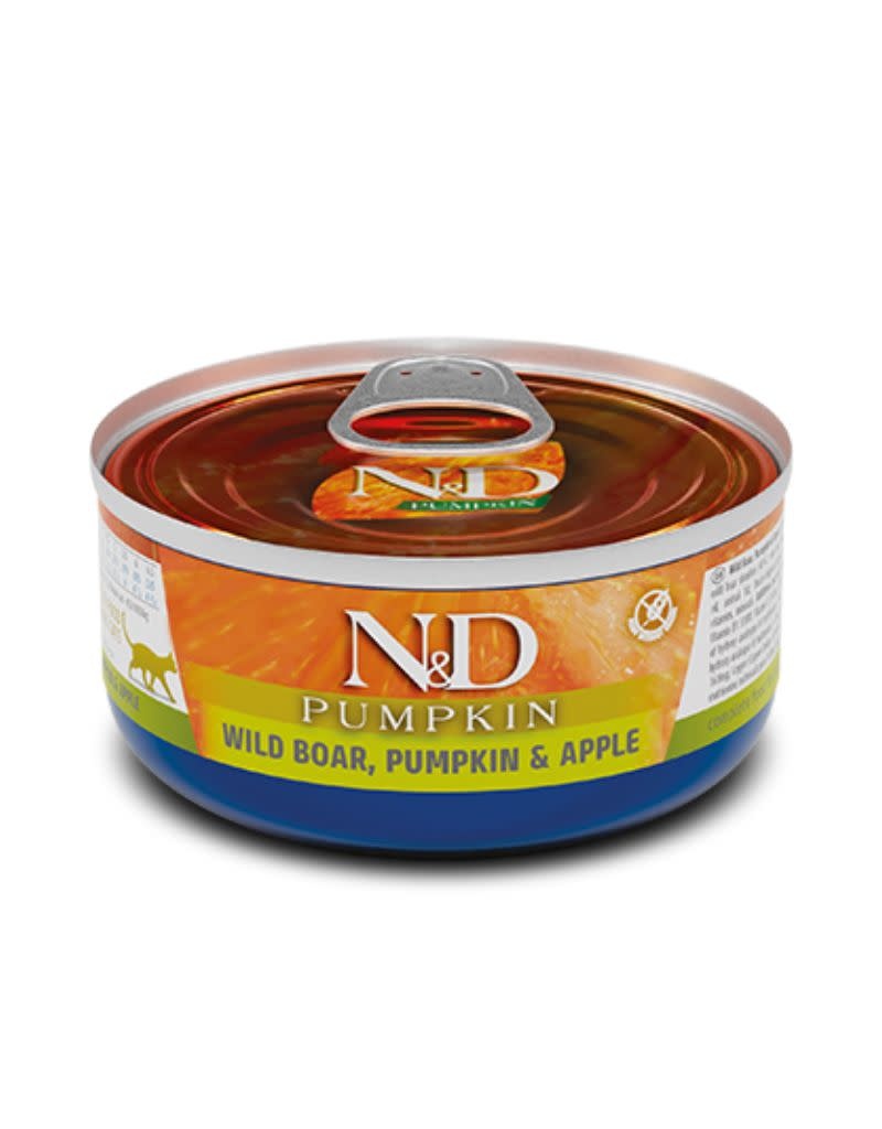 FARMINA Cat Food Grain Free Pumpkin Boar Apple 2.5OZ CASE/24