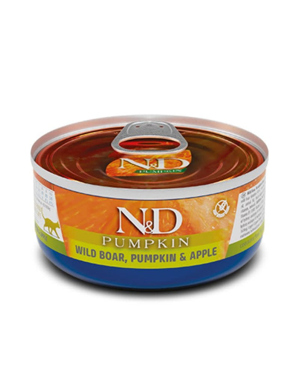 FARMINA Cat Food Grain Free Pumpkin Boar Apple 2.5OZ CASE/24