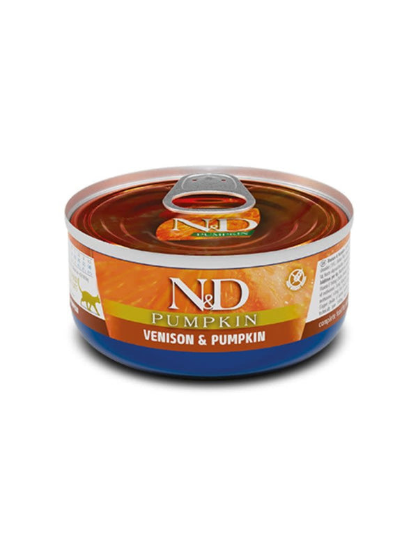 FARMINA Cat Grain Free Pumpkin Venison Canned Food Case 2.5OZ/24