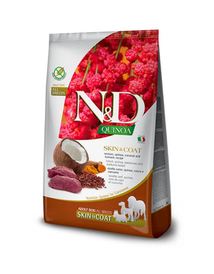 FARMINA N&D Skin & Coat Venison, Coconut, Quinoa  Dry Dog Food