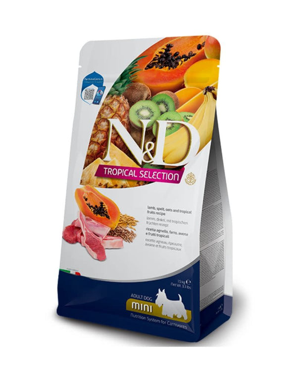 FARMINA Natural & Delicious Tropical Adult Dog Mini Lamb 11lb