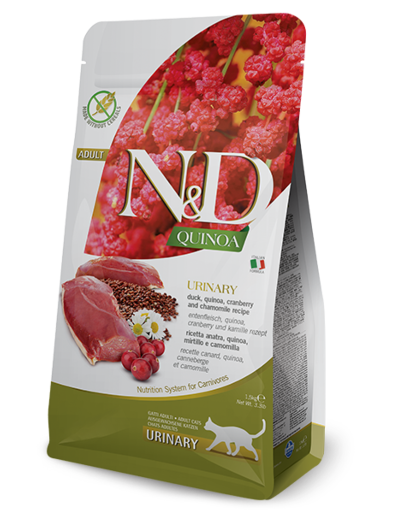 FARMINA Natural & Delicious Quinoa and Duck Urinary Formula Dry Cat Food