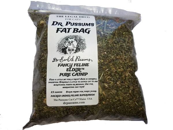 DR. PUSSUMS  Fat Bag Catnip 2.5oz