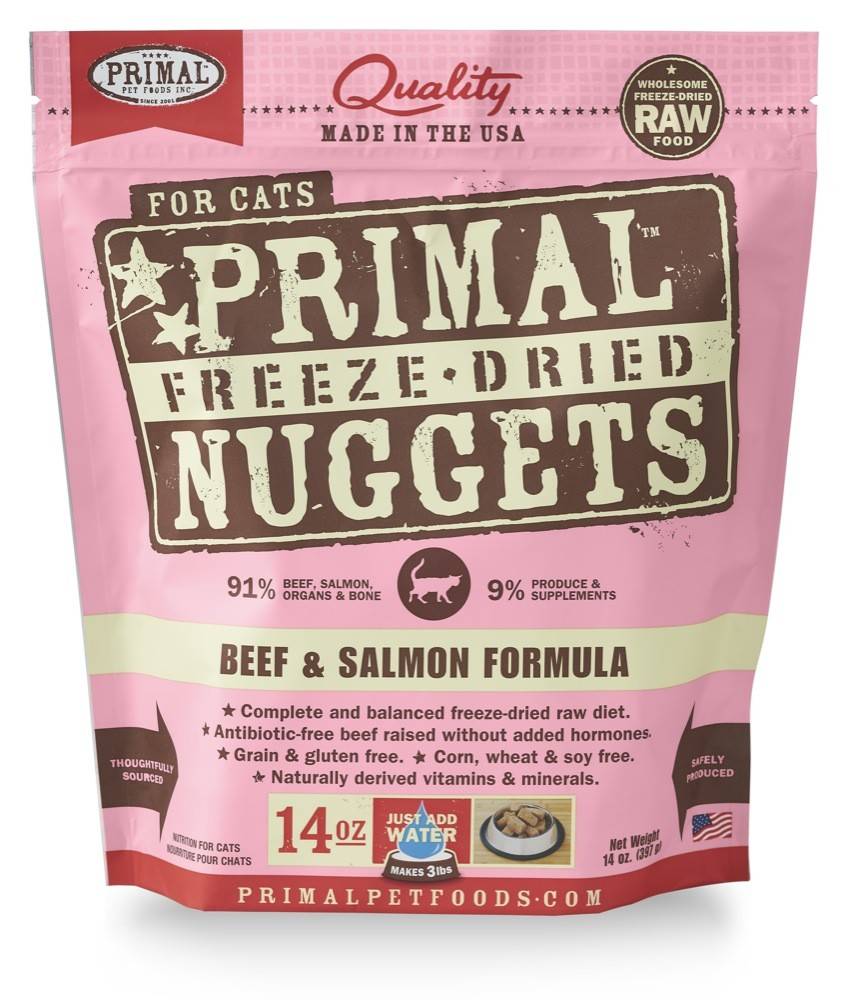 PRIMAL Beef & Salmon Freezedried Feline Food