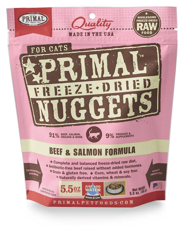 PRIMAL Beef & Salmon Freezedried Feline Food