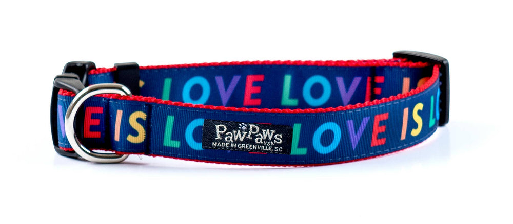 PAW PAWS USA Dog Collar Love is Love