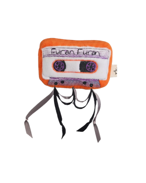 CROCHET KITTY Catnip Cassette Tape Cat Toy