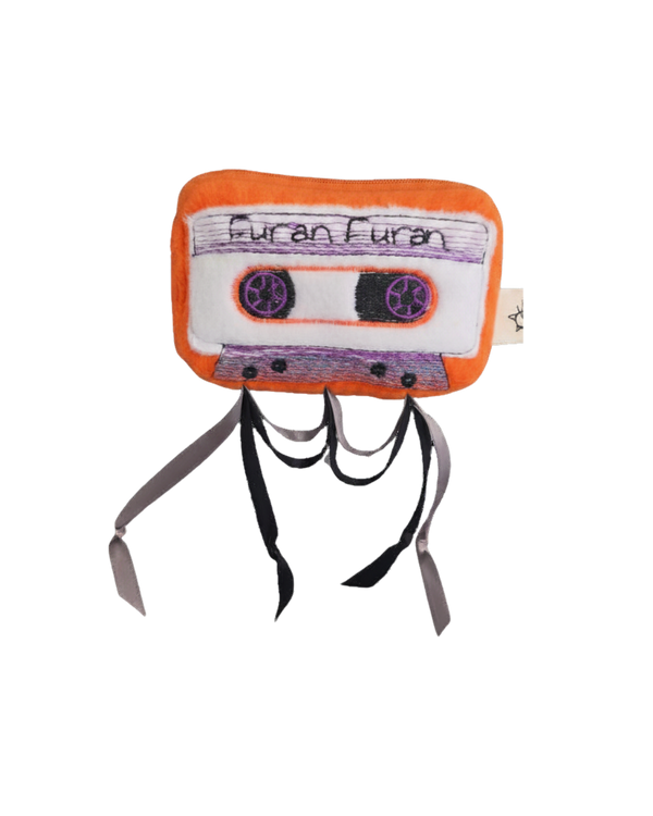 CROCHET KITTY Catnip Cassette Tape Cat Toy