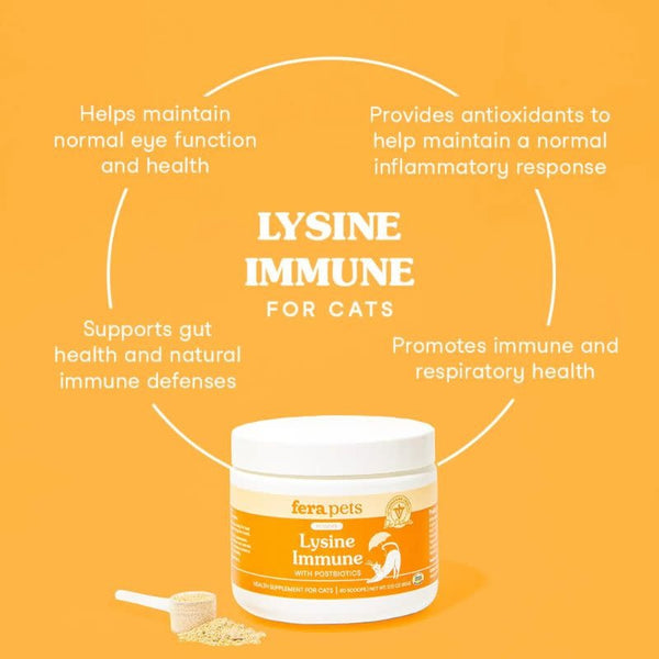 FERA PET ORGANICS Lysine Immune Support for Cats