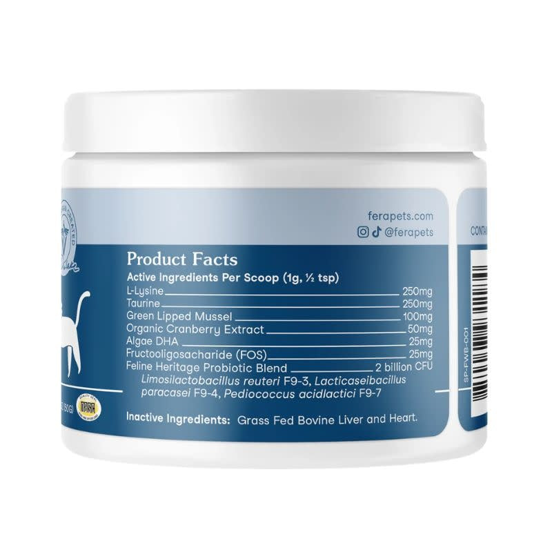 FERA PET ORGANICS  Wellness Blend with Probiotics for Cats