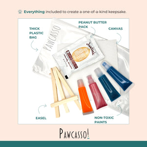 PAWCASSO ART CO Mess-Free Dog Painting Kit