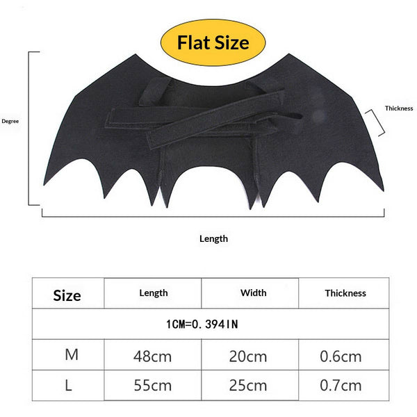 Bat Wing Harness & Mask Costume